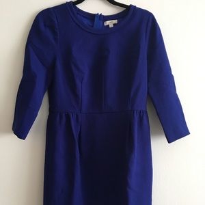 Blue Long Sleeve J Crew Dress - Perfect for Work
